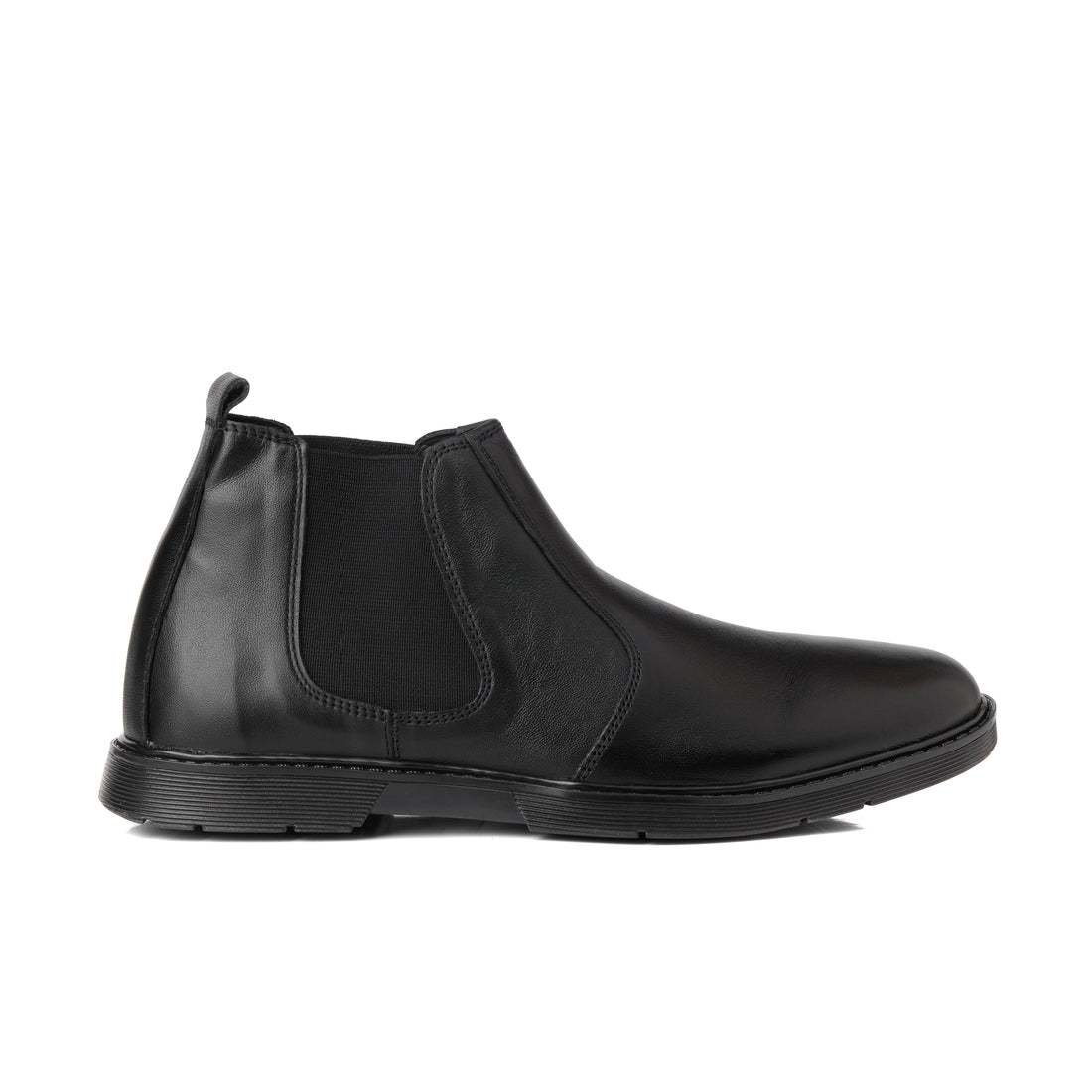 8017-Black Chelsea Boots