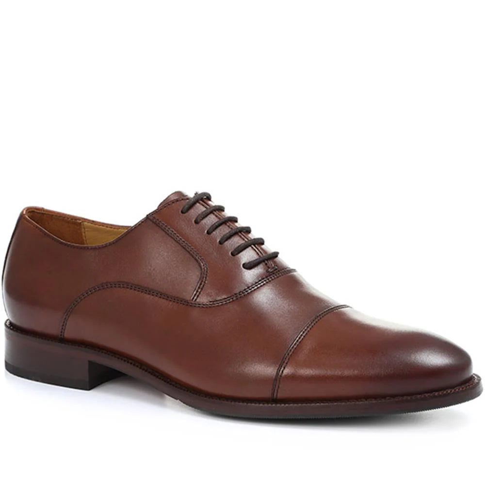 Matthew Leather Oxford Shoes - Chestnut