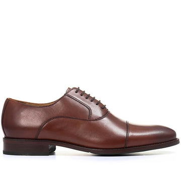 Matthew Leather Oxford Shoes - Chestnut